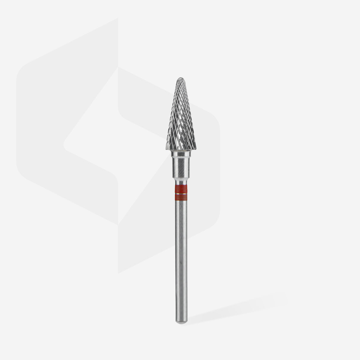 Staleks Punta Carbide Cono PER MANCINI, rosso, diametro 6 mm - lunghezza punta 14 mm