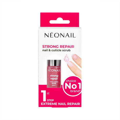 Scrub rigenerante per unghie e cuticole 6,5ml - Strong Repair Nail & Cuticle Scrub STEP 1