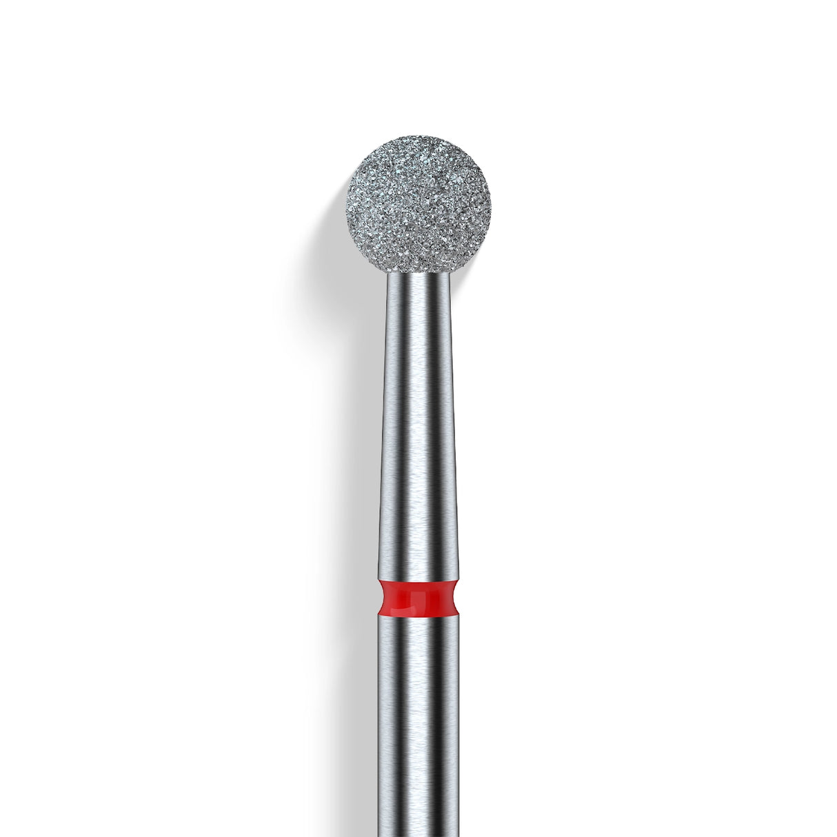 Staleks Punta diamantata a sfera, rosso, diametro punta 4 mm