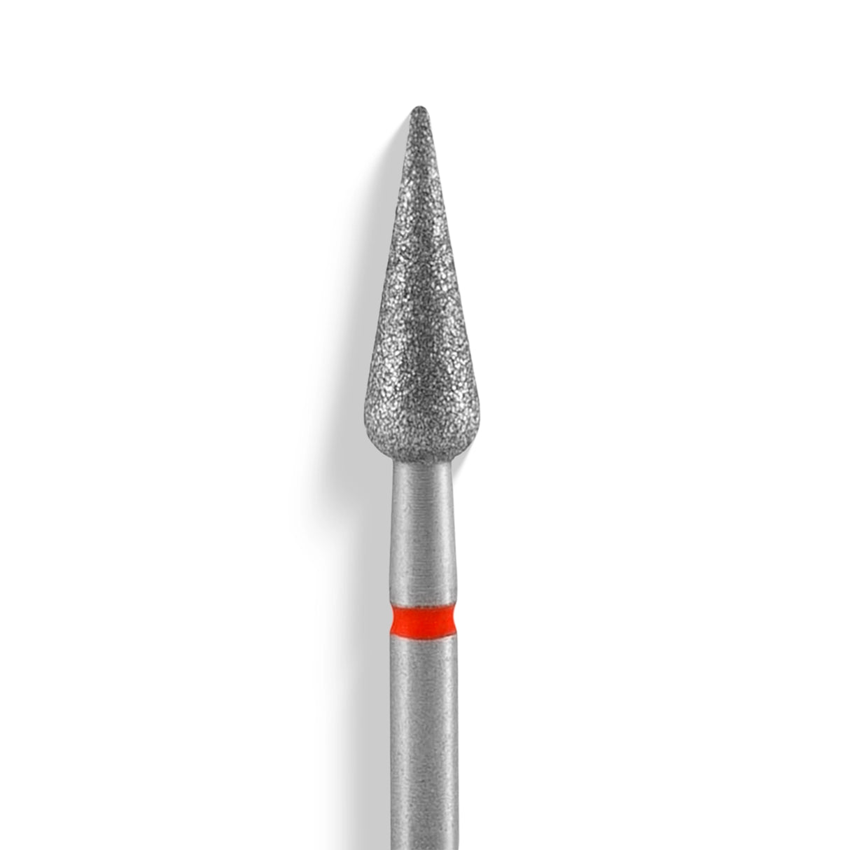 Staleks Punta diamantata, rosso, diametro 4 mm - lunghezza punta 12 mm