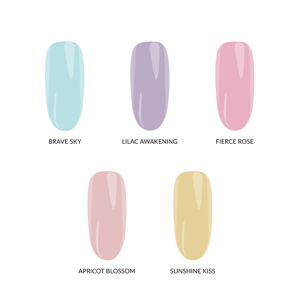 Spring In Motion - Selezione Colori Pastello