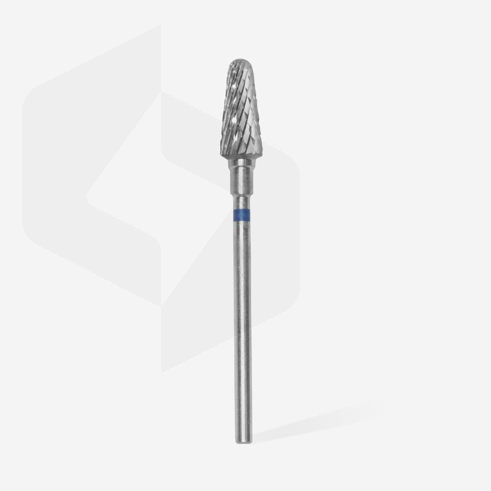Staleks Punta Carbide Tronco, blu, diametro 6 mm - lunghezza punta 14 mm