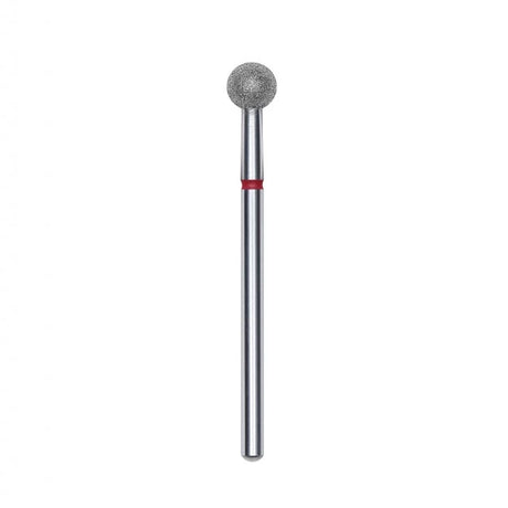 Staleks Punta diamantata a sfera, rosso, diametro punta 5 mm