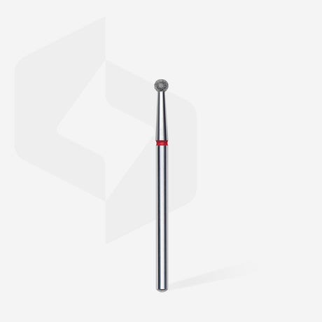 Staleks Punta diamantata a sfera, rosso, diametro punta 2.7 mm