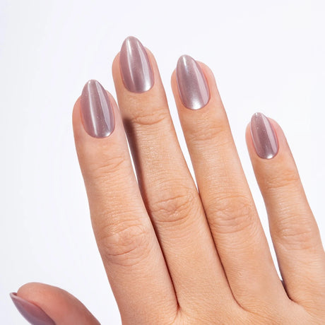 Flex Gel Press Ons 32 pz - Blush Cat Eye Medium Almond