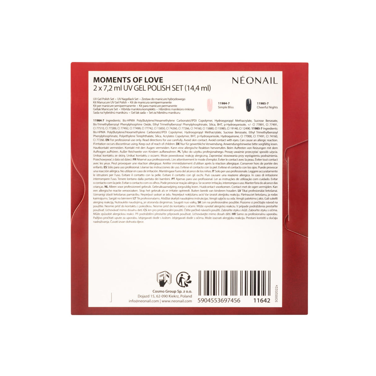 Moments of Love – Set 2 Smalti Semipermanenti 7,2 ml