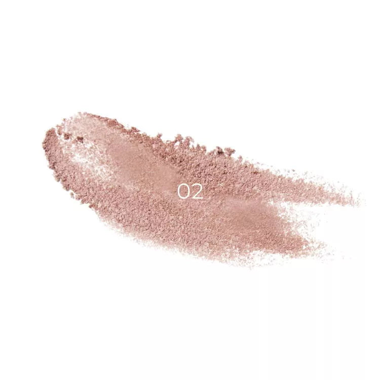 Ombretto in polvere Satin Loose Eyeshadow 02 Peachy Nude