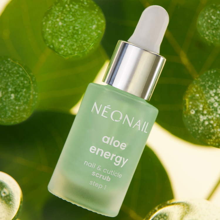 Scrub idratante per unghie e cuticole 6,5ml - Aloe Energy Nail & Cuticle Scrub STEP 1