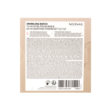 Sparkling Match – Set Base 7,2 ml & Polvere Unghie Liquida 6,5 ml