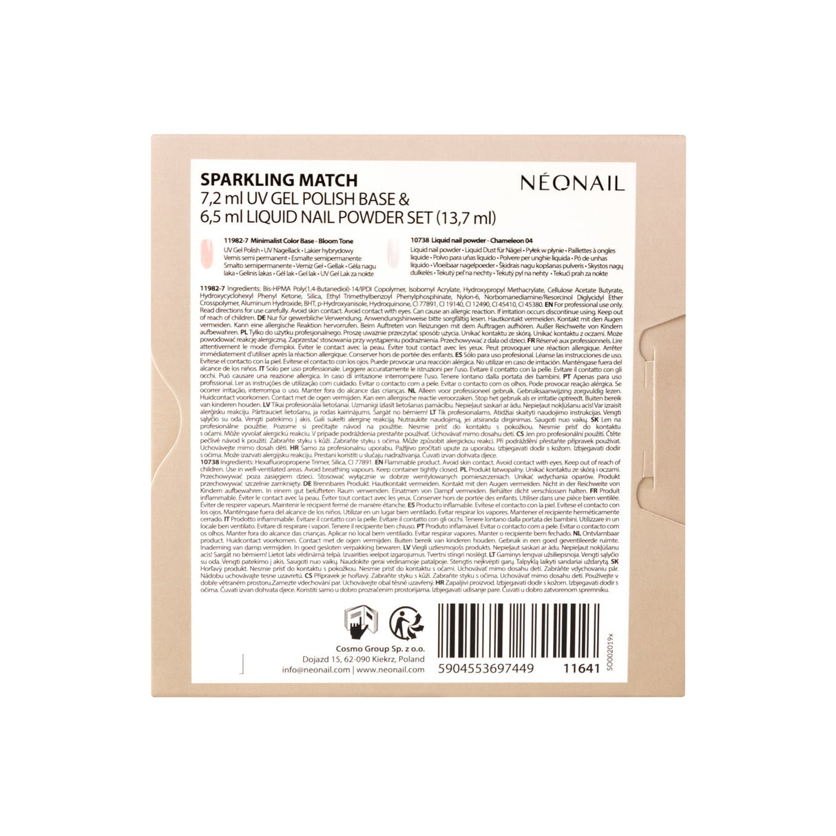 Sparkling Match – Set Base 7,2 ml & Polvere Unghie Liquida 6,5 ml