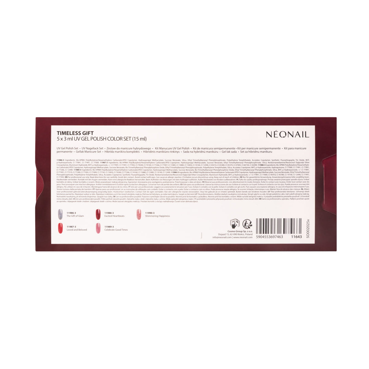 Timeless Gift – Set 5 Smalti Semipermanenti 3 ml