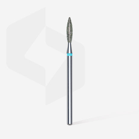 Staleks Punta diamantata Fiamma, blu, diametro 2.3 mm - lunghezza punta 10 mm
