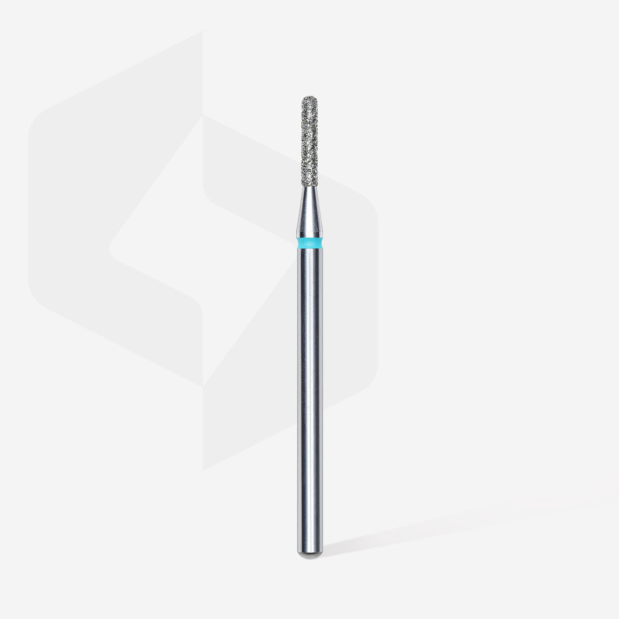 Staleks Punta diamantata Cilindro Tondo, blu, diametro 1.4 mm - lunghezza punta 8 mm