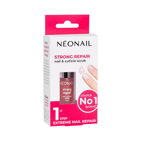 Scrub rigenerante per unghie e cuticole 6,5ml - Strong Repair Nail & Cuticle Scrub STEP 1