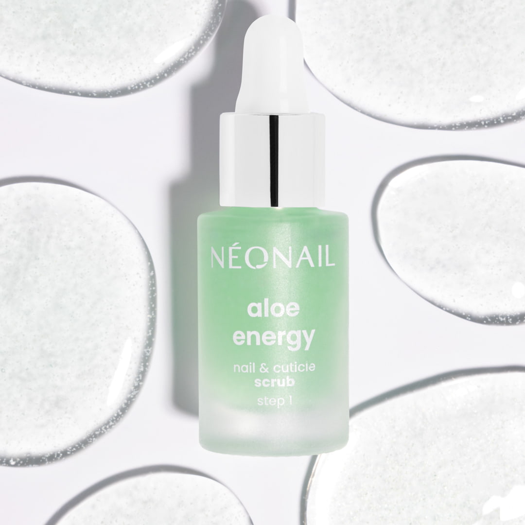 Scrub idratante per unghie e cuticole 6,5ml - Aloe Energy Nail & Cuticle Scrub STEP 1