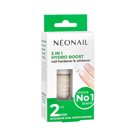 Indurente e schiarente per unghie 7,2ml - 2in1 Hydro Boost Nail Hardener & Whitener STEP 2