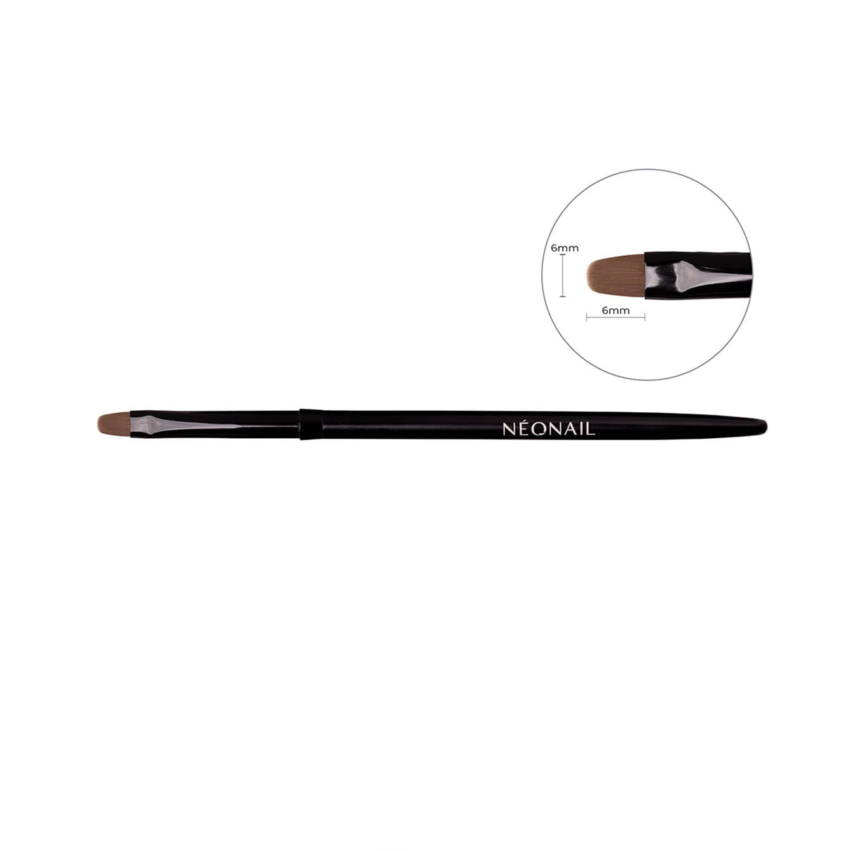 Pennello Nail Art 03 Oval 6mm
