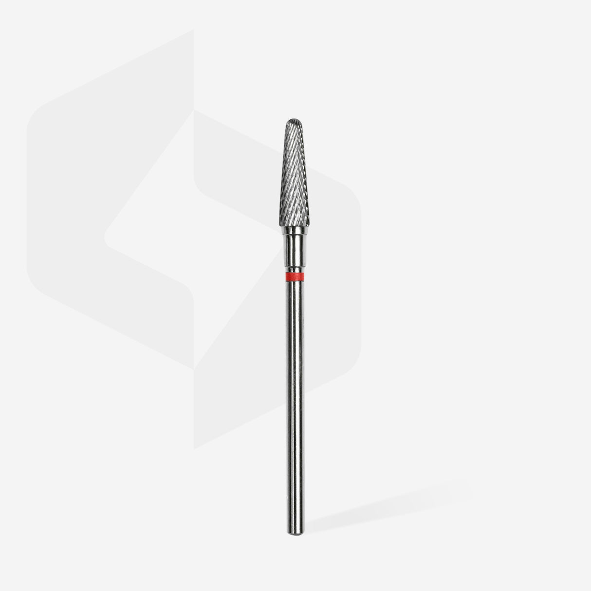 Staleks Punta Carbide Tronco, rosso, diametro 4 mm - lunghezza punta 13 mm