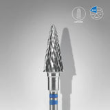 Staleks Punta Carbide Cono PER MANCINI, blu, diametro 6 mm - lunghezza punta 14 mm