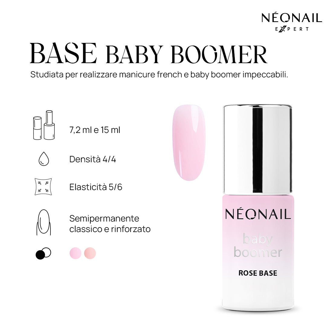 Baby Boomer Base Rose 15ml