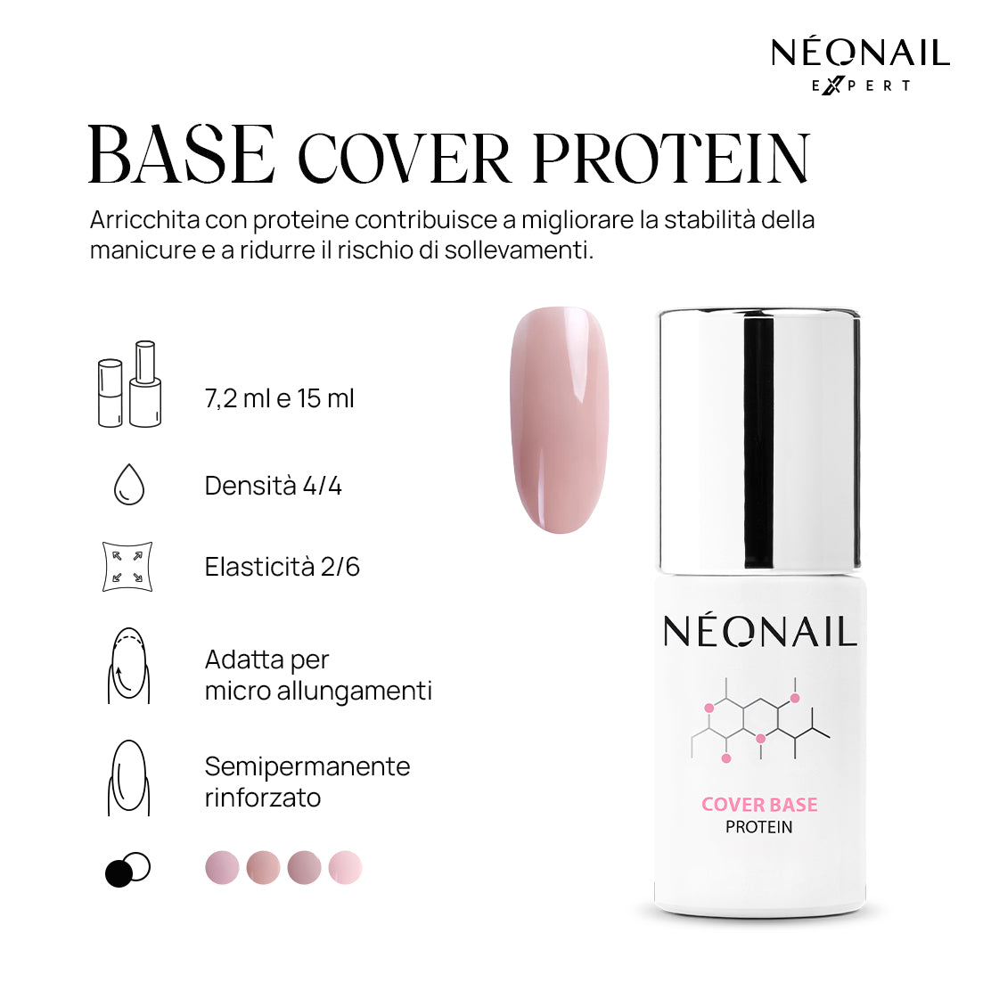 Base Cover Protein Natural Nude 15ml