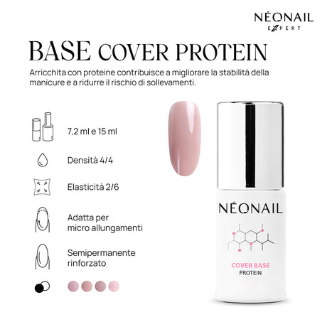 Base Cover Protein Natural Nude 7,2ml