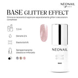Base Glitter Effect Rose Twinkle 7,2ml