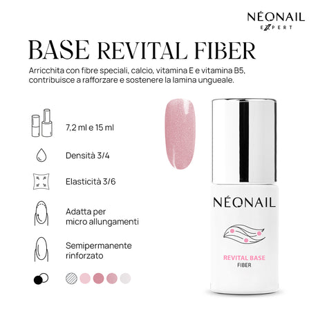 Base Revital Fiber Blinking Cover Pink 15ml