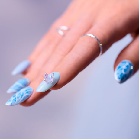 3D Nail Art - Farfalle