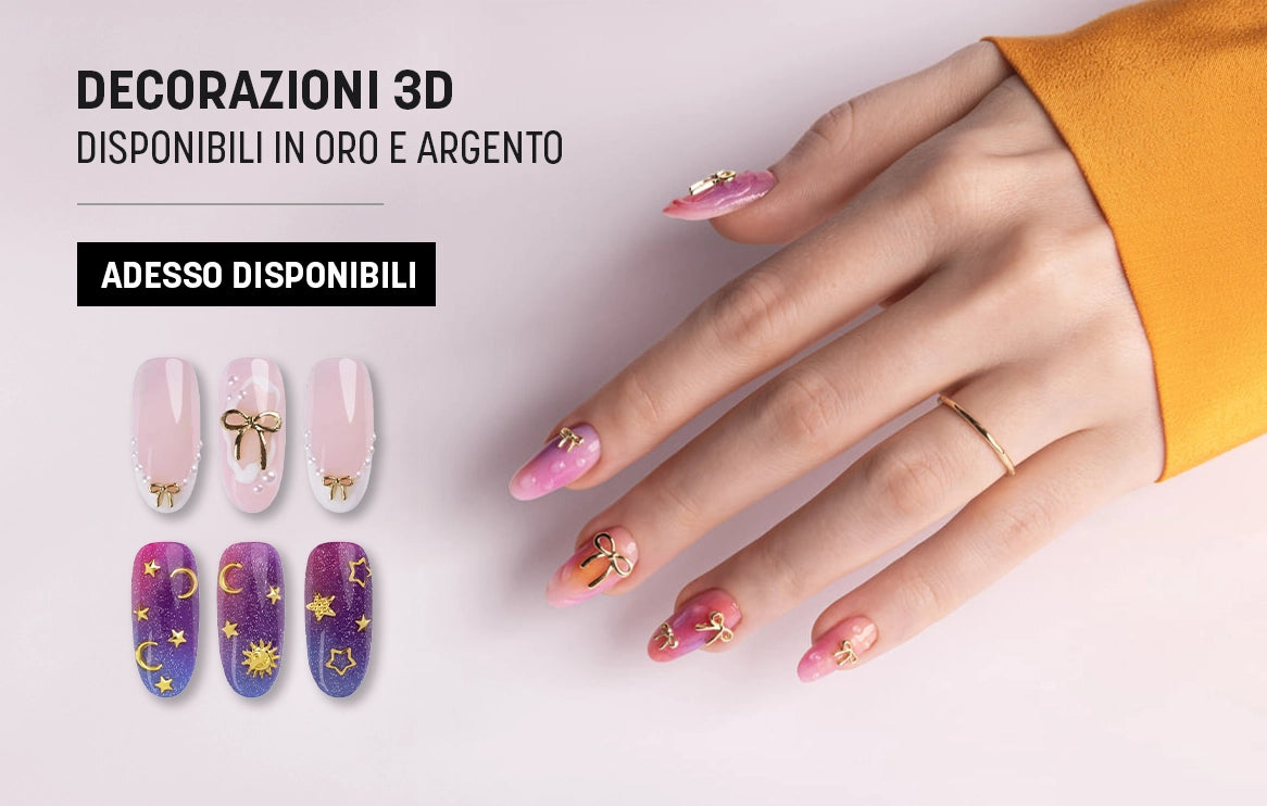 Ordinamenti 3D per Nail Art