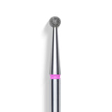 Staleks Punta diamantata a sfera, rosso, diametro punta 2.5 mm