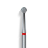 Staleks Punta diamantata a sfera, rosso, diametro punta 2.7 mm