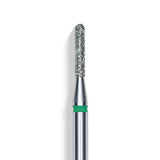 Staleks Punta diamantata Cilindro Tondo, verde, diametro 1.4 mm - lunghezza punta 8 mm