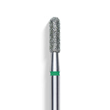 Staleks Punta diamantata Cilindro Tondo, verde, diametro 2.3 mm - lunghezza punta 8 mm