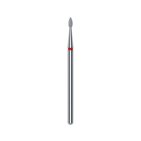 Staleks Punta diamantata Goccia, rosso, diametro 1.6 mm - lunghezza punta 4 mm