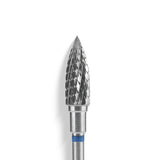 Staleks Punta Carbide Fiamma, blu, diametro 5 mm - lunghezza punta 13.5 mm
