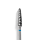 Staleks Punta Carbide Tronco, blu, diametro 4 mm - lunghezza punta 13 mm