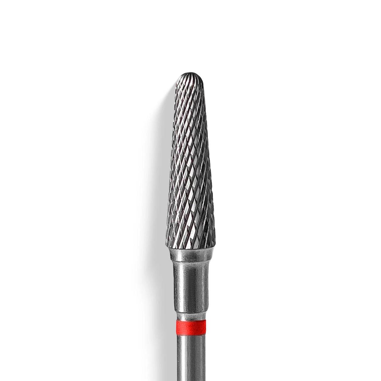 Staleks Punta Carbide Tronco, rosso, diametro 4 mm - lunghezza punta 13 mm