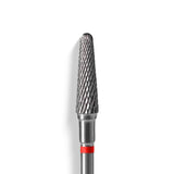 Staleks Punta Carbide Tronco, rosso, diametro 4 mm - lunghezza punta 13 mm