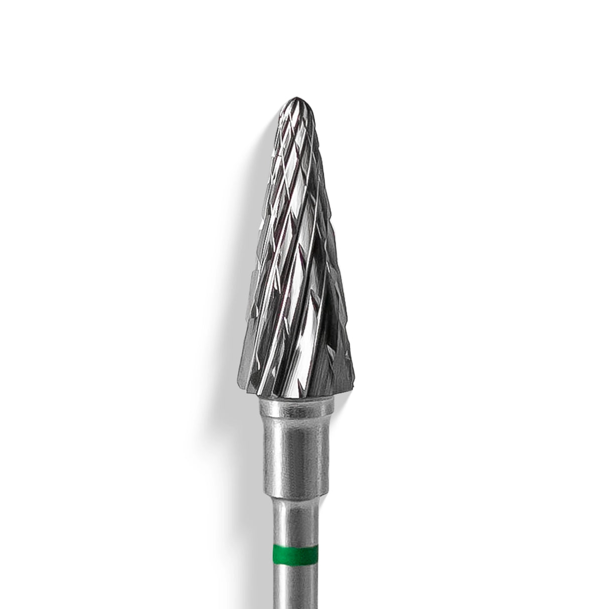 Staleks Punta Carbide Cono, Verde, diametro 6 mm - lunghezza punta 14 mm