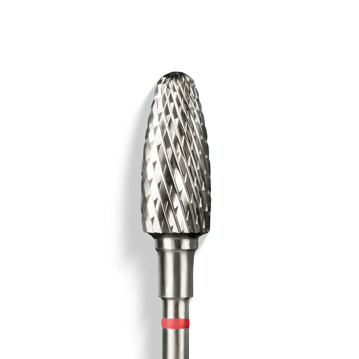 Staleks Punta Carbide Conica, rosso, diametro 6 mm - lunghezza punta 14 mm