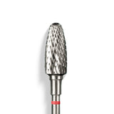 Staleks Punta Carbide Conica, rosso, diametro 6 mm - lunghezza punta 14 mm