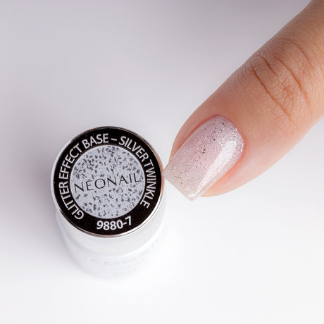Base Glitter Effect Silver Twinkle 7,2ml