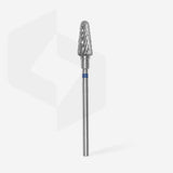 Staleks Punta Carbide Tronco, blu, diametro 6 mm - lunghezza punta 14 mm