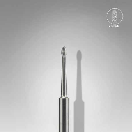 Staleks Punta Carbide, Sicura, "Pulisci Unghie" Mini, Diametro 1.2 Mm - Lunghezza Punta 2.5 Mm