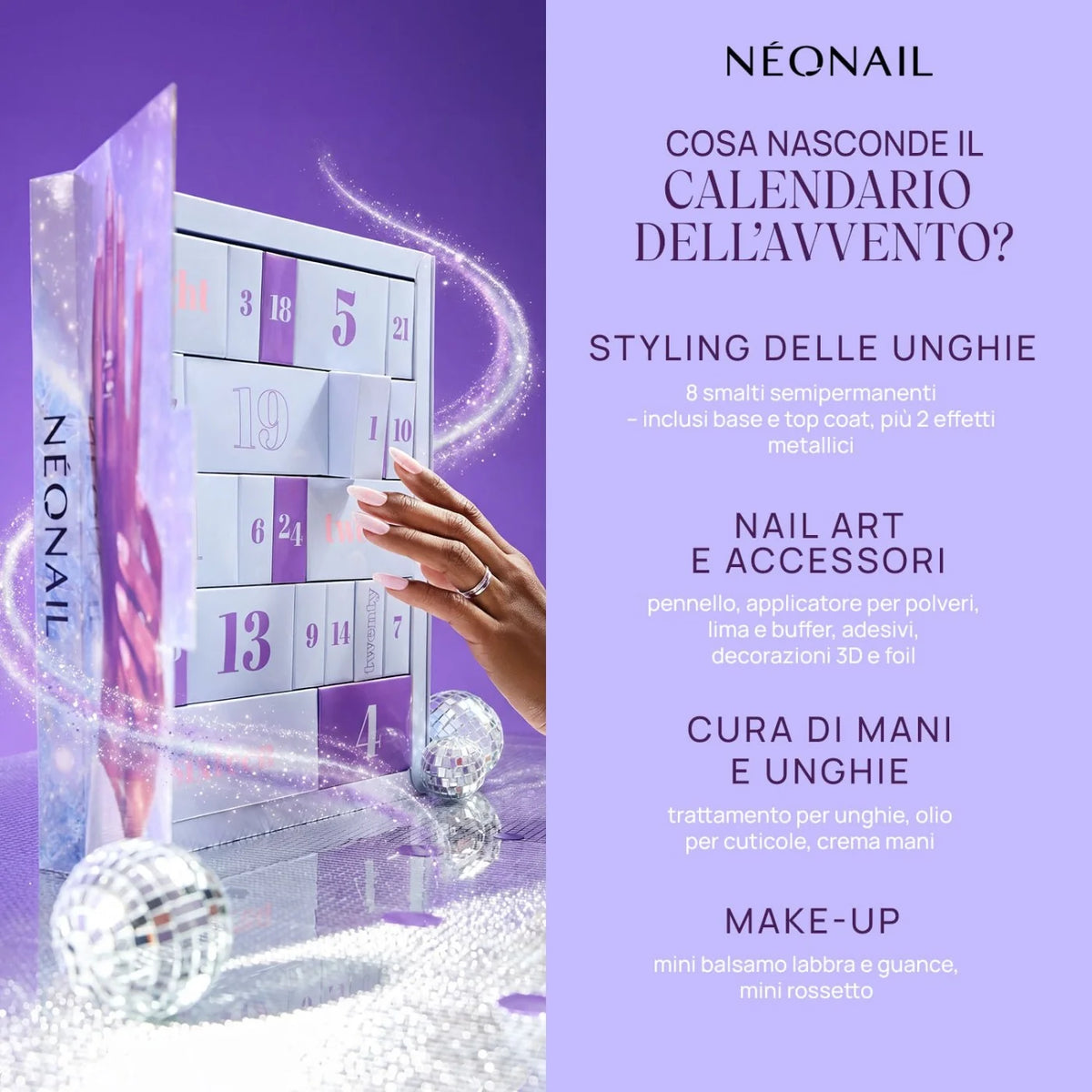 Calendario dell’Avvento 2026 Neonail Touch of Magic