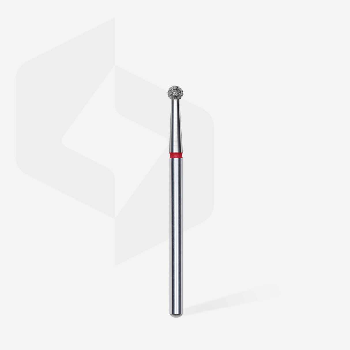Staleks Punta diamantata a sfera, rosso, diametro punta 2.7 mm