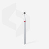 Staleks Punta diamantata a sfera, rosso, diametro punta 2.7 mm