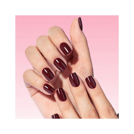 Flex Gel Press Ons 30 pz - Merlot Short Square