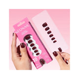 Flex Gel Press Ons 30 pz - Merlot Short Square